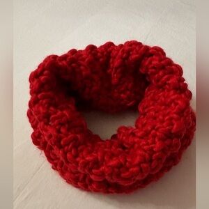 Mossimo Supply Co. Chunky Vibrant Red Knit Infinity Scarf
